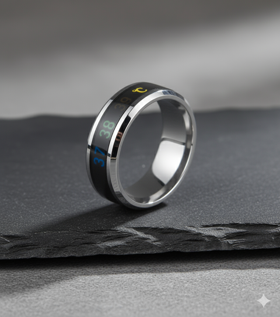 CardioRing Metallic Silver