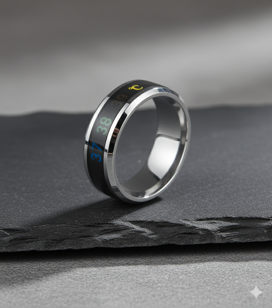 CardioRing Metallic Silver